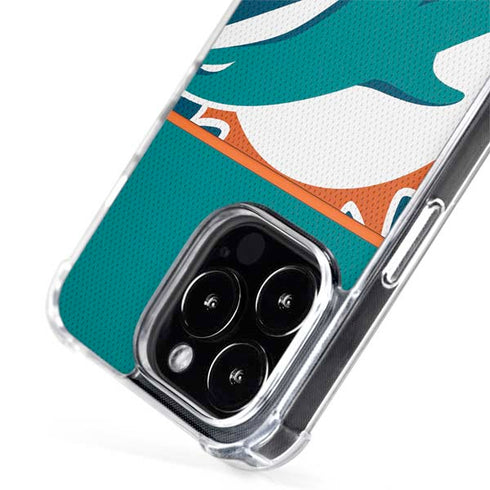 NFL Miami Dolphins Zone Block iPhone 13 Pro MagSafe Case