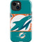 NFL Miami Dolphins Zone Block iPhone 14 Plus Impact Case