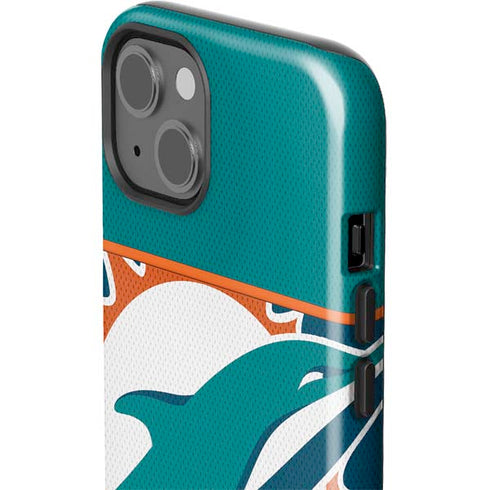 NFL Miami Dolphins Zone Block iPhone 14 Plus Impact Case