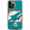 NFL Miami Dolphins Zone Block iPhone 15 Pro Max Clear Case
