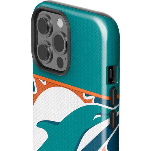 NFL Miami Dolphins Zone Block iPhone 15 Pro Max Impact Case