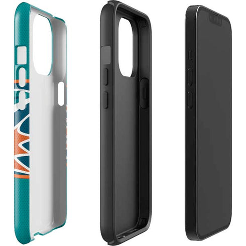 NFL Miami Dolphins Zone Block iPhone 15 Pro Max Impact Case