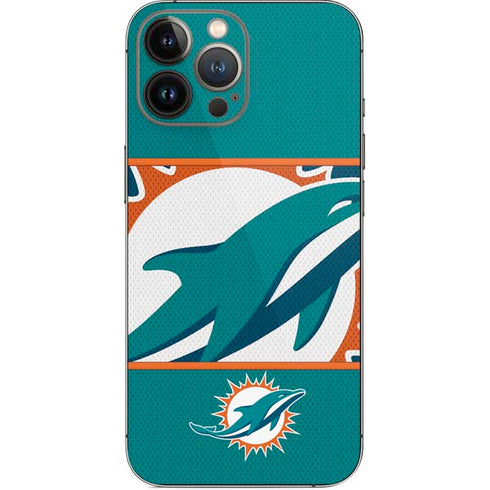NFL Miami Dolphins Zone Block iPhone 14 Pro Max Skin