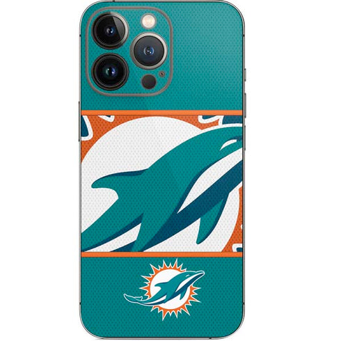 NFL Miami Dolphins Zone Block iPhone 14 Pro Skin