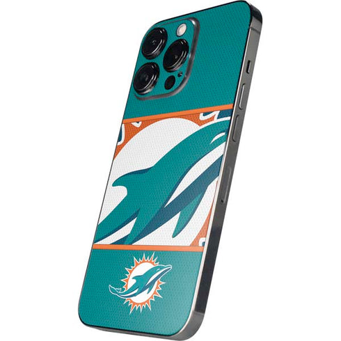 NFL Miami Dolphins Zone Block iPhone 15 Pro Skin