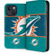 NFL Miami Dolphins Zone Block iPhone 15 Plus Folio Case