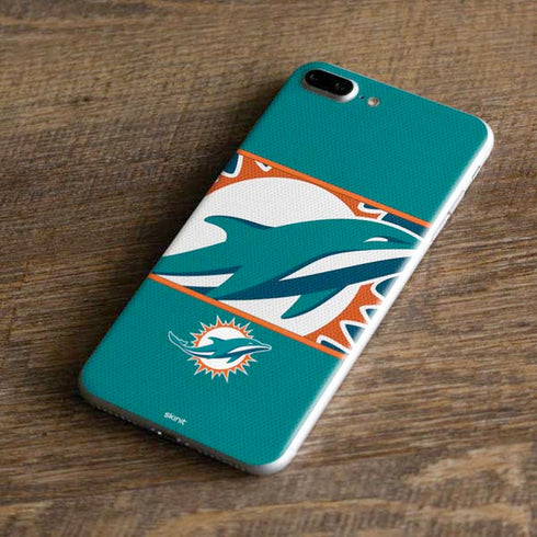 NFL Miami Dolphins Zone Block iPhone 8 Plus Skin
