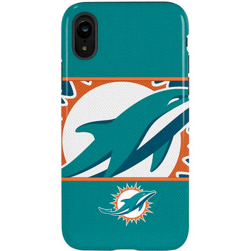NFL Miami Dolphins Zone Block iPhone XR Pro Case