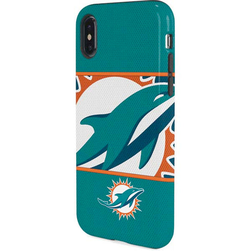 NFL Miami Dolphins Zone Block iPhone XS Pro Case