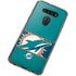 NFL Miami Dolphins Zone Block LG K51/Q51 Clear Case