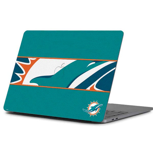 NFL Miami Dolphins Zone Block Apple MacBook Pro 13-inch Skin
