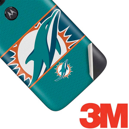 NFL Miami Dolphins Zone Block Moto E5 Play Skin
