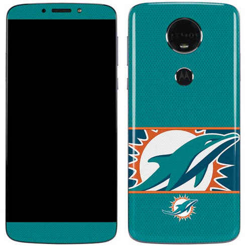 NFL Miami Dolphins Zone Block Moto E5 Plus Skin