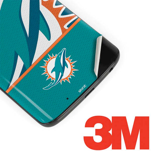 NFL Miami Dolphins Zone Block Moto G6 Skin