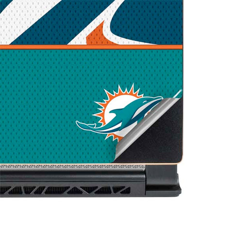 NFL Miami Dolphins Zone Block MSI GS65 Stealth Laptop Skin