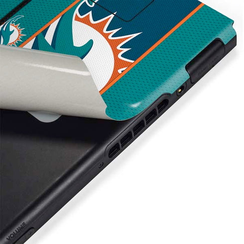 NFL Miami Dolphins Zone Block Nintendo Switch Bundle Skin