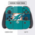NFL Miami Dolphins Zone Block Nintendo Switch Bundle Skin