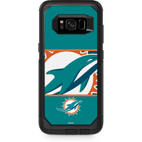 NFL Miami Dolphins Zone Block Otterbox Commuter Galaxy Skin