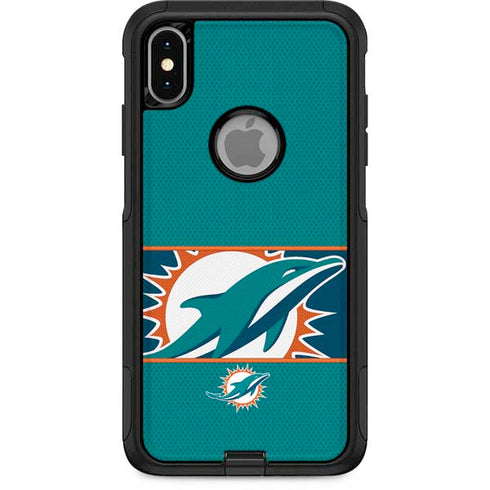 NFL Miami Dolphins Zone Block Otterbox Commuter iPhone Skin