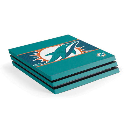 NFL Miami Dolphins Zone Block PS4 Pro Console Skin