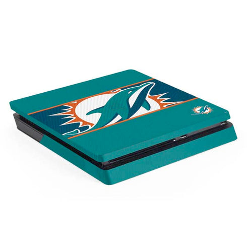 NFL Miami Dolphins Zone Block PS4 Slim Skin
