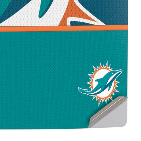 NFL Miami Dolphins Zone Block PS5 Slim Digital Edition Console Skin