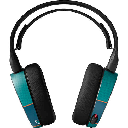 NFL Miami Dolphins Zone Block SteelSeries Arctis 3 Skin