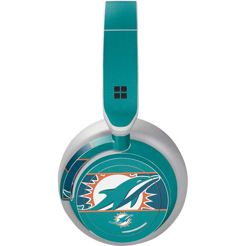NFL Miami Dolphins Zone Block Surface Headphones Skin