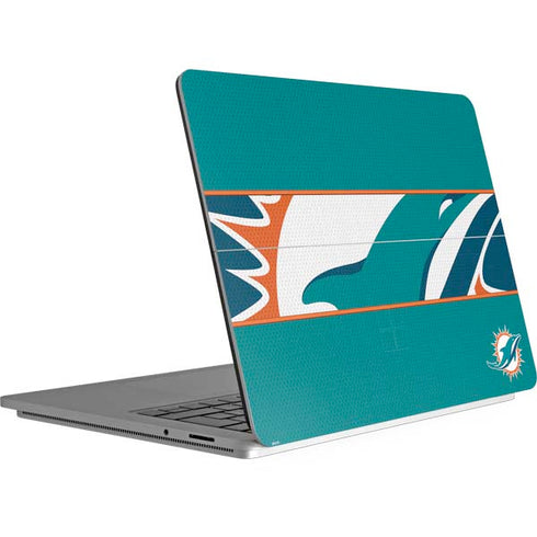 NFL Miami Dolphins Zone Block Surface Laptop Studio Skin