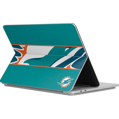 NFL Miami Dolphins Zone Block Surface Laptop Studio Skin