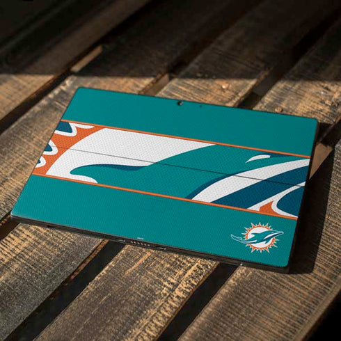 NFL Miami Dolphins Zone Block Surface Pro 7 Skin