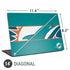 NFL Miami Dolphins Zone Block Universal Laptop 14in (11.4 x 8.2in) Skin