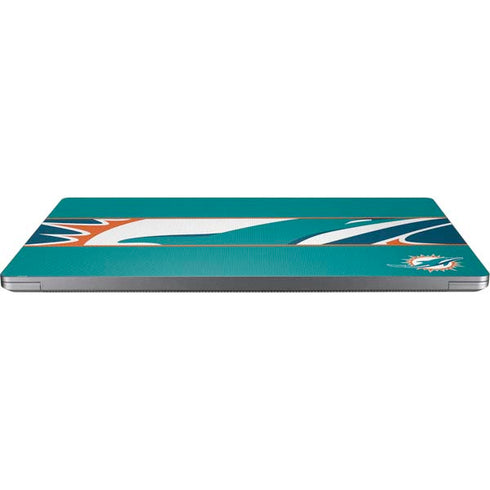 NFL Miami Dolphins Zone Block Universal Laptop 14in (11.4 x 8.2in) Skin