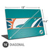 NFL Miami Dolphins Zone Block Universal Laptop 16in (13 x 9.4in) Skin
