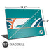 NFL Miami Dolphins Zone Block Universal Laptop 18in (14.6 x 10.6in) Skin