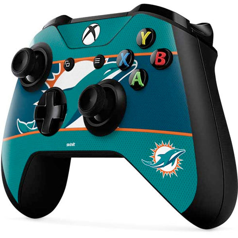 NFL Miami Dolphins Zone Block Xbox One X Controller Skin