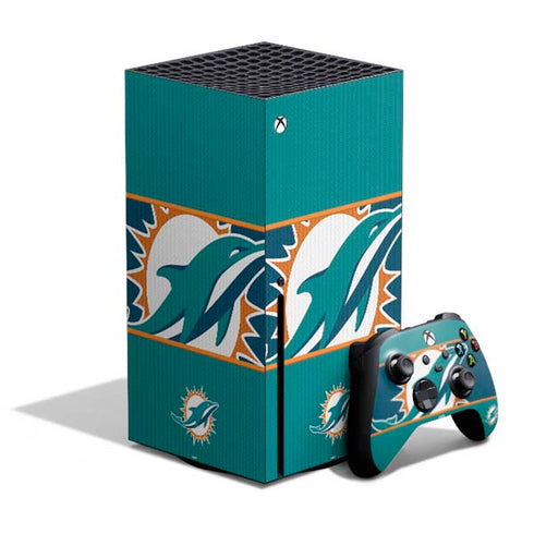 NFL Miami Dolphins Zone Block Xbox Series X Bundle Skin
