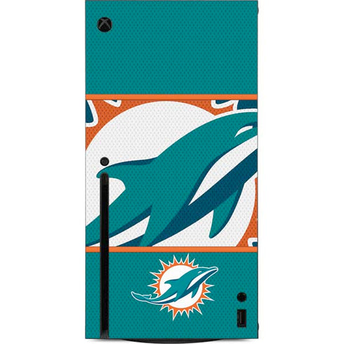 NFL Miami Dolphins Zone Block Xbox Series X Console Skin