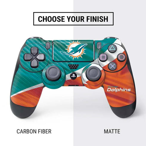NFL Miami Dolphins PS4 Controller Skin