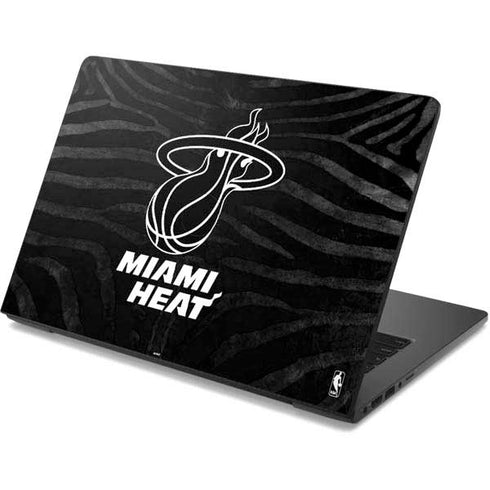 NBA Miami Heat Black Animal Print Dell Chromebook Skin