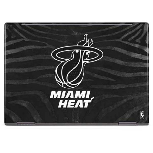 NBA Miami Heat Black Animal Print HP Envy Skin
