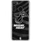 NBA Miami Heat Black Animal Print Galaxy A21 Clear Case
