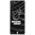 NBA Miami Heat Black Animal Print Galaxy A21 Clear Case