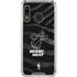 NBA Miami Heat Black Animal Print Galaxy A30 Clear Case