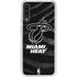 NBA Miami Heat Black Animal Print Galaxy A50 Clear Case