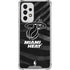 NBA Miami Heat Black Animal Print Galaxy A53 5G Clear Case