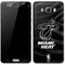 NBA Miami Heat Black Animal Print Galaxy J7 Skin