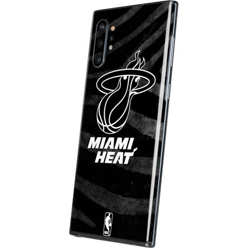 NBA Miami Heat Black Animal Print Galaxy Note 10 Plus Skin