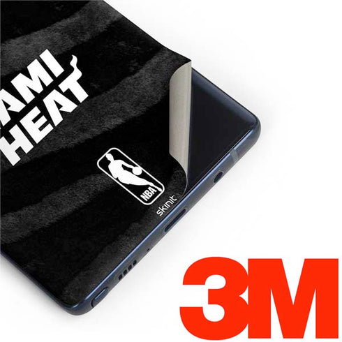 NBA Miami Heat Black Animal Print Galaxy Note 9 Skin