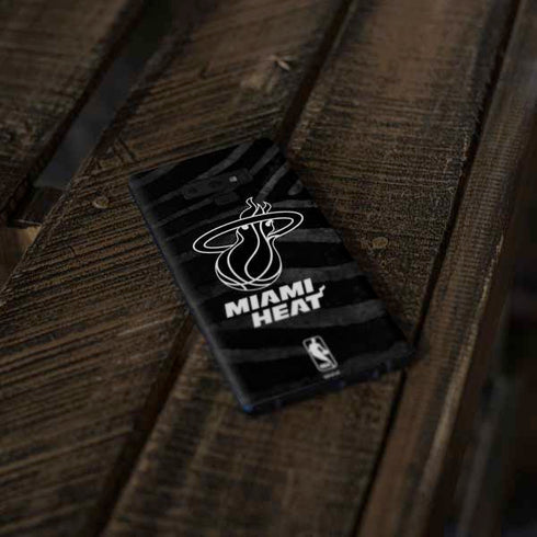 NBA Miami Heat Black Animal Print Galaxy Note 9 Skin
